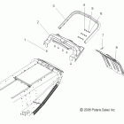 TURBO IQ DRAGON/EURO-S09PP7FS/FE Body, rear bumper, snowflap, and taillight housing