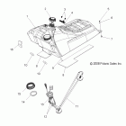 800 RMK SHIFT 144-S09PK8ES Топливный бак