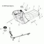 600 IQ TOURING/EURO-S09PT6HS/HE Топливный бак