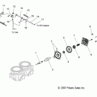600 IQ RACER-S10MX6JSA/JEA Выпускные клапаны и соленоид