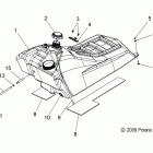 600 IQ SHIFT/EURO-S09PB6FS/FE Топливный бак