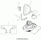 600 IQ TOURING/EURO-S09PT6HS/HE Ветровое стекло и зеркала