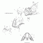800 RMK SHIFT 144-S09PK8ES Body, front bumper, nosepan, foam and foil