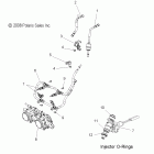 800 RMK/ES/800 DRAGON RMK 155/163/ES/EURO ALL OPT-S09PM8/PG8/PH8 Корпус дроссельной заслонки и трубопровод