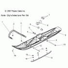 800 RMK/ES/800 DRAGON RMK 155/163/ES/EURO ALL OPT-S09PM8/PG8/PH8 Лыжа