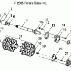WIDETRAK LX - S07SU4BS/BE Вал приводной
