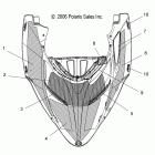 700 RMK EARLY PROD - S08PL7JS Шумавая и тепловая защита капота