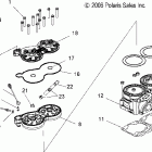 600 RMK 155/700 RMK 155/163 ALL OPTIONS - S08PM6/PM7/PG7/PH7 Цилиндр двигателя