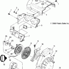 340 CLASSIC - S06ND3AS Корпус вентилятора и ручной стартер
