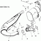 600 RMK 155/700 RMK 155/163 ALL OPTIONS - S08PM6/PM7/PG7/PH7 Выхлопная система