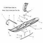 700 RMK EARLY PROD - S08PL7JS Лыжа