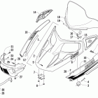 Bearcat 570 XT Капот,стекло ветровое и передний бампер