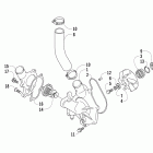 M1000 Sno Pro Водяная помпа