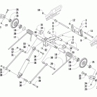 CFR 800 Задняя подвеска , задний рычаг
