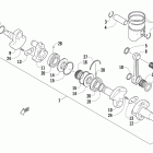 M 800 HCR Поршень и коленчатый вал