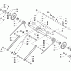 Bearcat Z1 XT LTD Задняя подвеска , задний рычаг