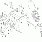 CFR 800 Задняя подвеска , амортизатор