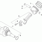 120 Sno Pro Поршни и коленвал