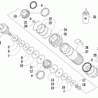 F8 EXT Задняя  подвеска, передний амортизатор