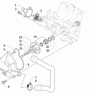 F6 Sno Pro Помпа и термостат