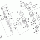 600 Sno Pro Задняя подвеска, амортизатор  (prusg / prosg)