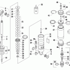 600 Sno Pro Задняя подвеска задний амортизатор  (prusg / prosg)