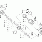 F8 LXR Задняя подвеска, амортизатор  (lxusg / lxuso)