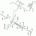 600 Sno Pro Руль, (рулевая колонка)