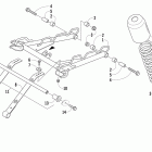 500 Sno Pro Задняя подвеска , амортизатор