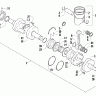 M1000 Sno Pro Поршень и коленчатый вал
