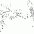 M8 HCR Задняя подвеска , амортизатор