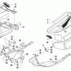 TZ1 Поддон и оптикатели боковые (NAVY LXR - NAVY LXR INT)