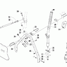 M8 Рулевая колонка в сборе  (sno pro  / le sno pro)