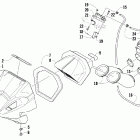 600 Sno Pro Воздушный глушитель, карбюратор, и монтаж топливного нас...