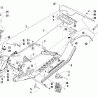 600 Sno Pro Задний бампер и брызговик