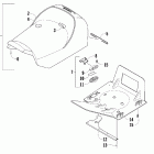 Bearcat 570 XT Переднее сиденье