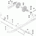 600 Sno Pro Вспомогательные колеса