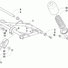 Crossfire 500 Задняя подвеска , амортизатор