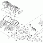 F1000 EFI Sno Pro Глушитель впуска