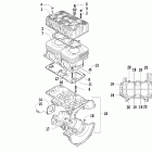 F 570 Картер и блок цилиндр