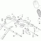 Jag Z1 Задняя подвеска, передний рычаг (sno pro)