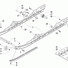 F1000 EFI LXR Рельс скольжения и гусеница