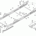 M8 EFI Рельс скольжения и гусеница