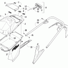 F1000 EFI SP Задний бампер, кофра, фонарь  (nightfire)
