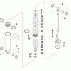 Crossfire 700 EFI SP Задняя подвеска ,задний амортизатор
