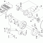 AC 120 Вал привода трака
