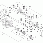 Panther 660 Trail Вал приводной трака и тормоза