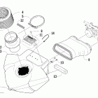 Crossfire 1000 EFI Глушитель впуска