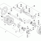 T660 Touring Вал приводной трака и тормоза
