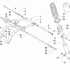 T660 Touring Задняя подвеска , амортизатор